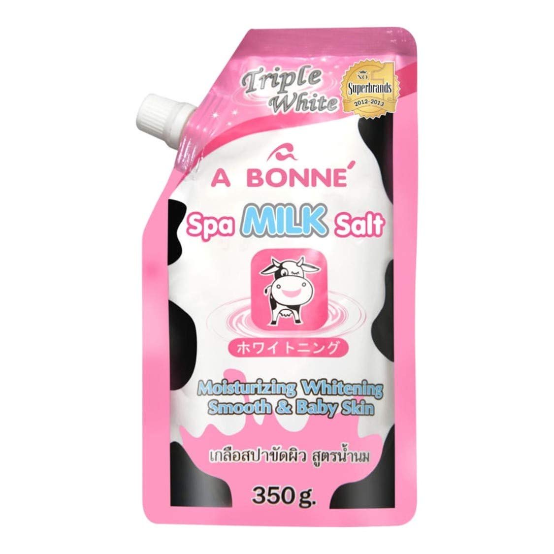 A Bonne Spa Milk Salt with Twister Cap 350g
