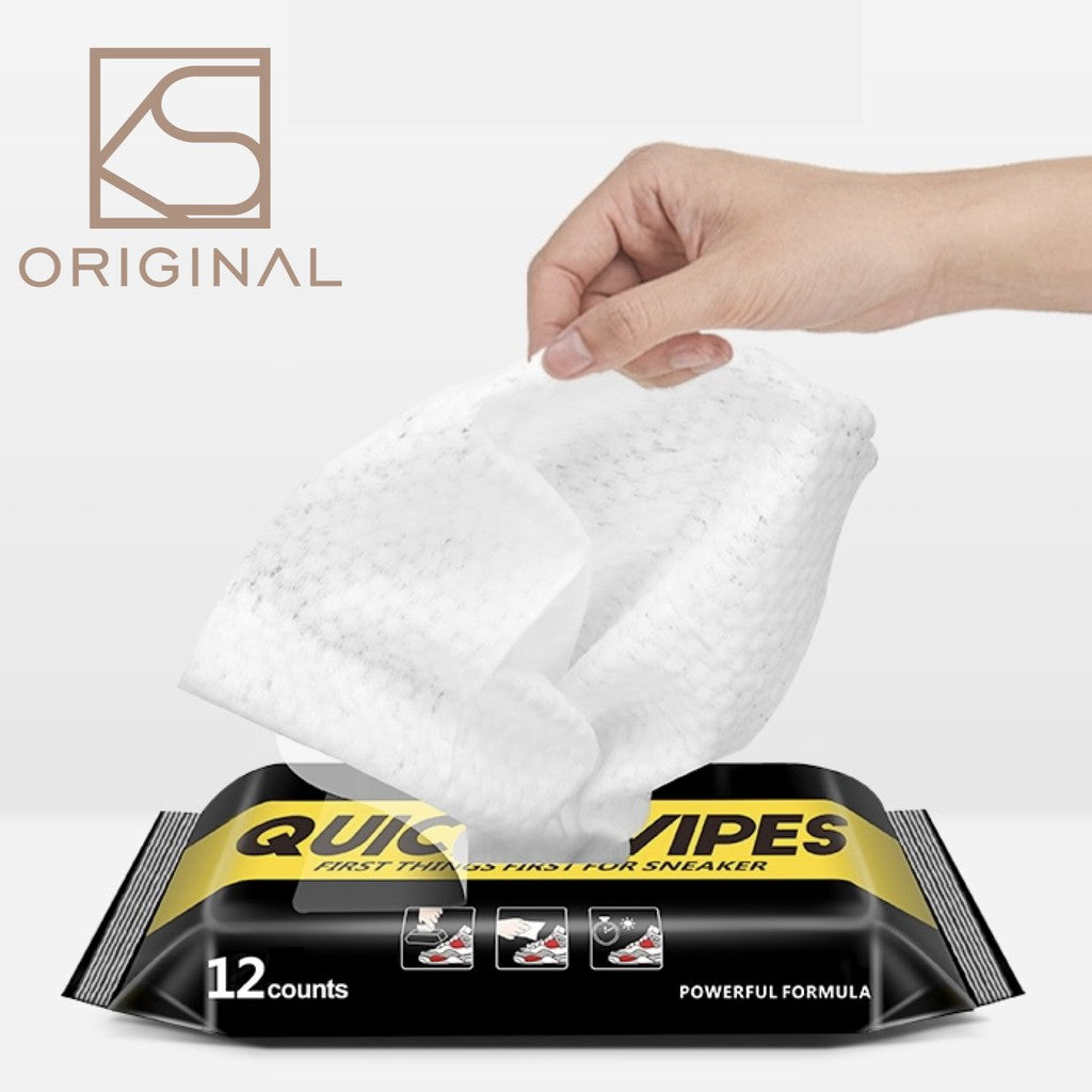 KS Wipes for Sneaker Cleaning White Shoes Best Shoe Care Gentle Easy Quick Wipe Clean Sneakers KSwipes KSORIGINAL