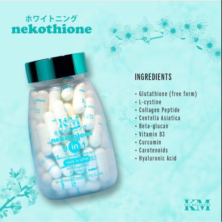 Nekothione 9 IN 1 By Kath Melendez, 60 Capsules.