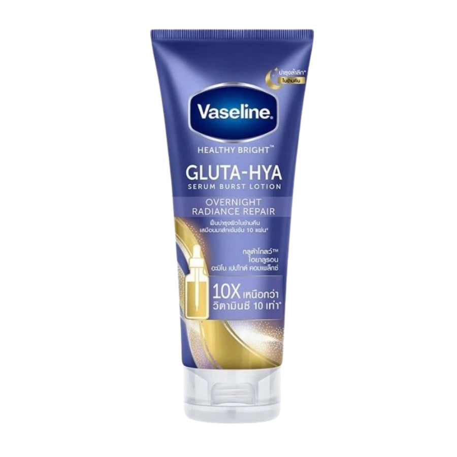 Vaseline Healthy Bright Gluta Hya Serum Burst Lotion Overnight Radiance Repair 300ml
