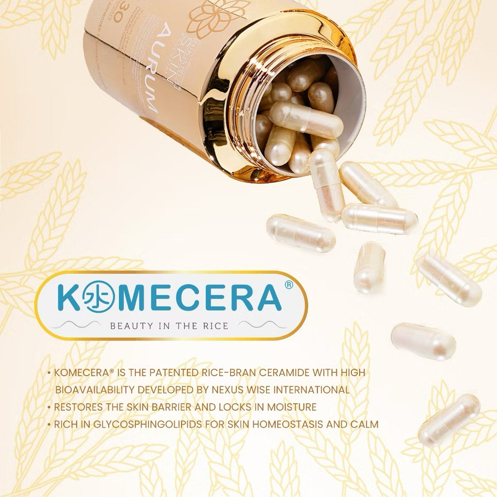 Hikari Aurum S-Acetyl Glutathione Capsules 30 capsules Brighten, Hydrate & Glow