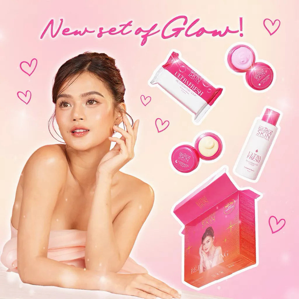 Ultra white rejuvenating set by hikari skin essentials for brightening and acne control