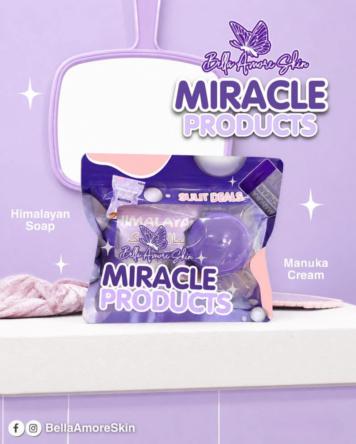 Bella Amore Miracle Duo: Himalayan Soap & Manuka Cream Mini Combo