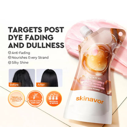 Skinavor Protein Vitamin C Hair Treatment | Color Fixing & Anti-Frizz