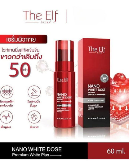 The Elf Nano White Dose Premium White Plus 60ml | Brightening Body Serum