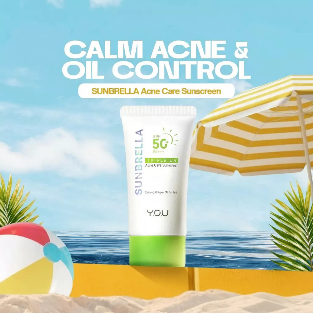 Y.O.U Sunbrella Triple UV Acne Care Sunscreen SPF50+ PA++++