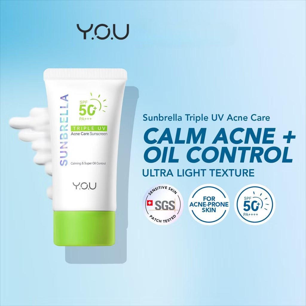 Y.O.U Sunbrella Triple UV Acne Care Sunscreen SPF50+ PA++++