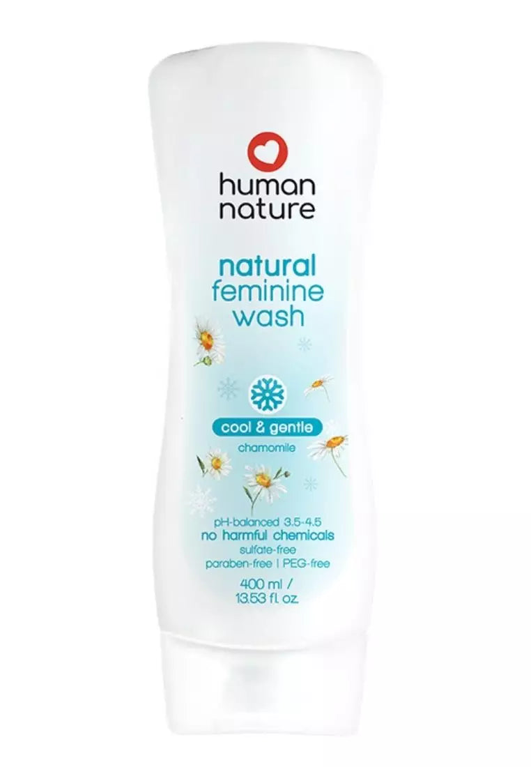 Human Nature Cool & Gentle Feminine Wash 400ml | 100% Natural Intimate Care