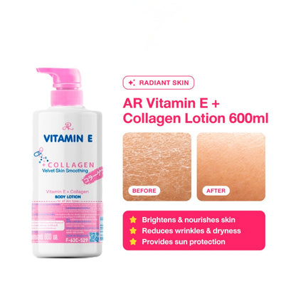 ￼AR Vitamin E + Collagen Lotion 600ml (Pre-Order)