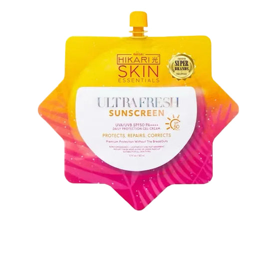 Hikari Ultra Fresh Sunscreen SPF 50 PA++++ | Non-Greasy Gel-Cream (50g)⁠
