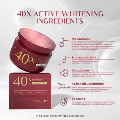 Jennie Moon 40X Pro Derma Plus Body Booster | Brightening Body Lotion