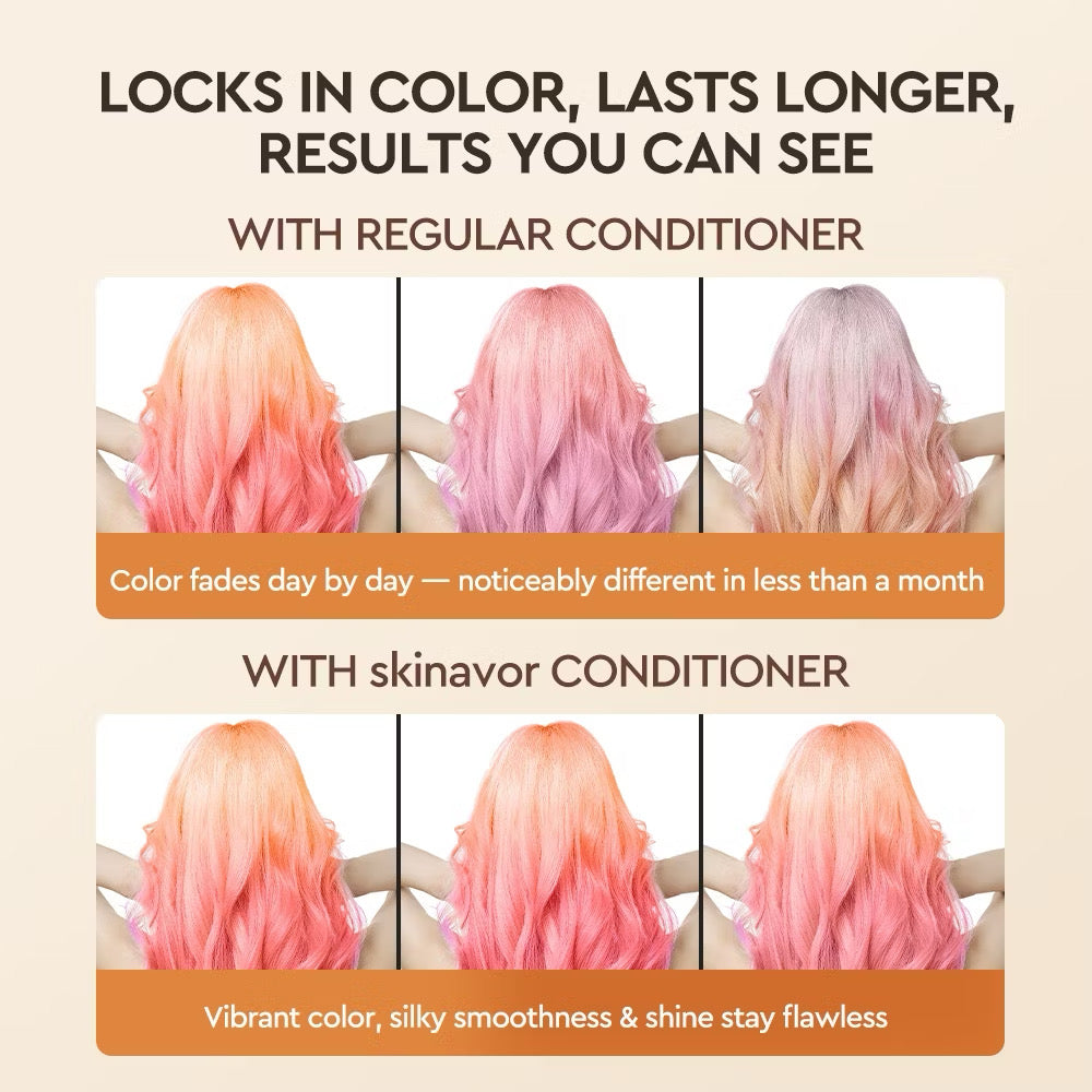 Skinavor Protein Vitamin C Hair Treatment | Color Fixing & Anti-Frizz