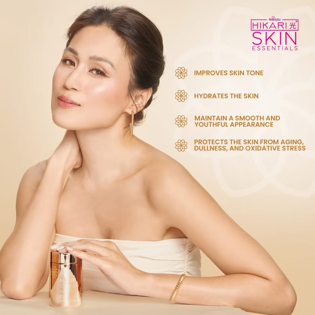 Hikari Aurum S-Acetyl Glutathione Capsules 30 capsules Brighten, Hydrate & Glow