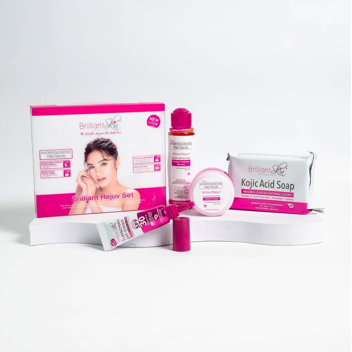 Brilliant Skin Rejuvenating Facial Set (4-Piece Kit) | Clear & Bright Skin⁠