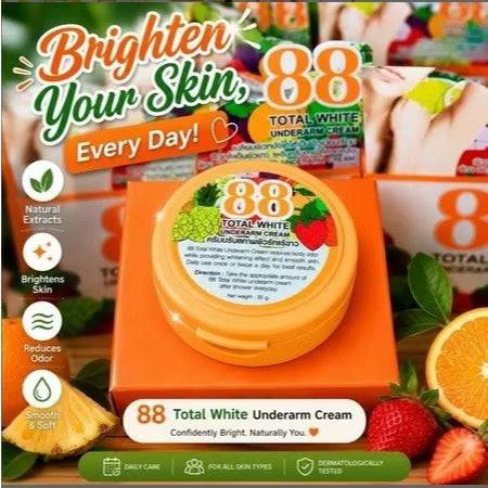 88 Total White Underarm Cream 35g – Brightening & Odor Care⁠