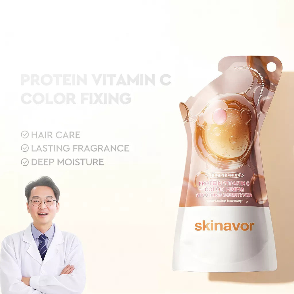 Skinavor Protein Vitamin C Hair Treatment | Color Fixing & Anti-Frizz