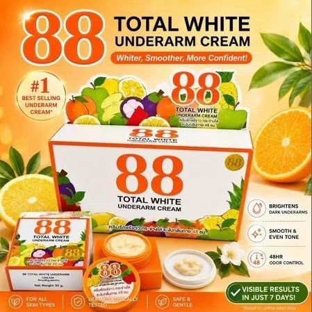 88 Total White Underarm Cream 35g – Brightening & Odor Care⁠