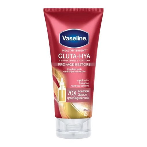Vaseline Healthy Bright Gluta Hya Serum Burst Lotion Pro-Age Restore 300ml